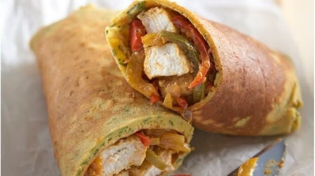 Chicken Tikka Chapati Burrito