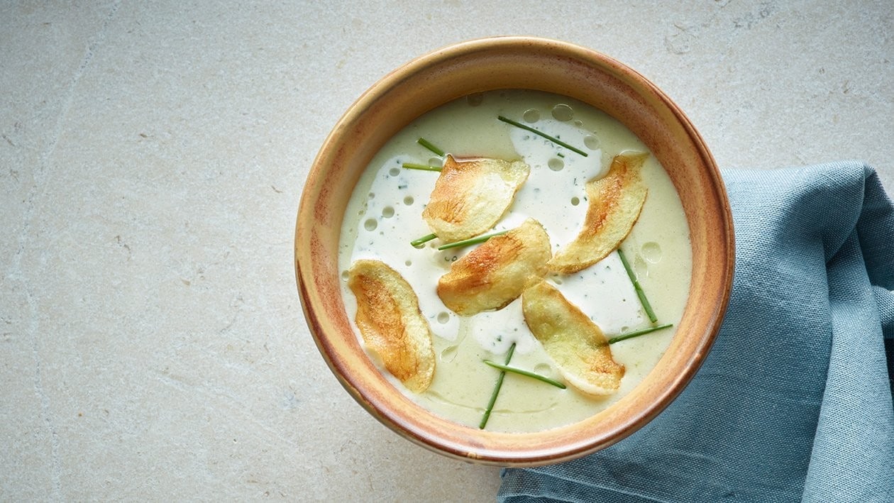 Cheddar & Potato Dumpling Soup