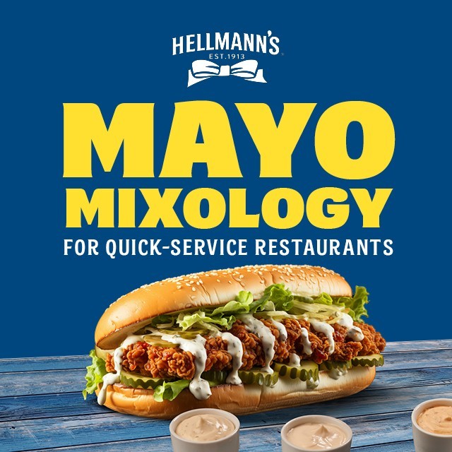 Hellmann's mayo mixology for fast food restaurants.