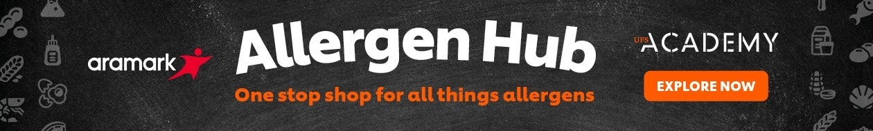 Allergen hub Aramark banner