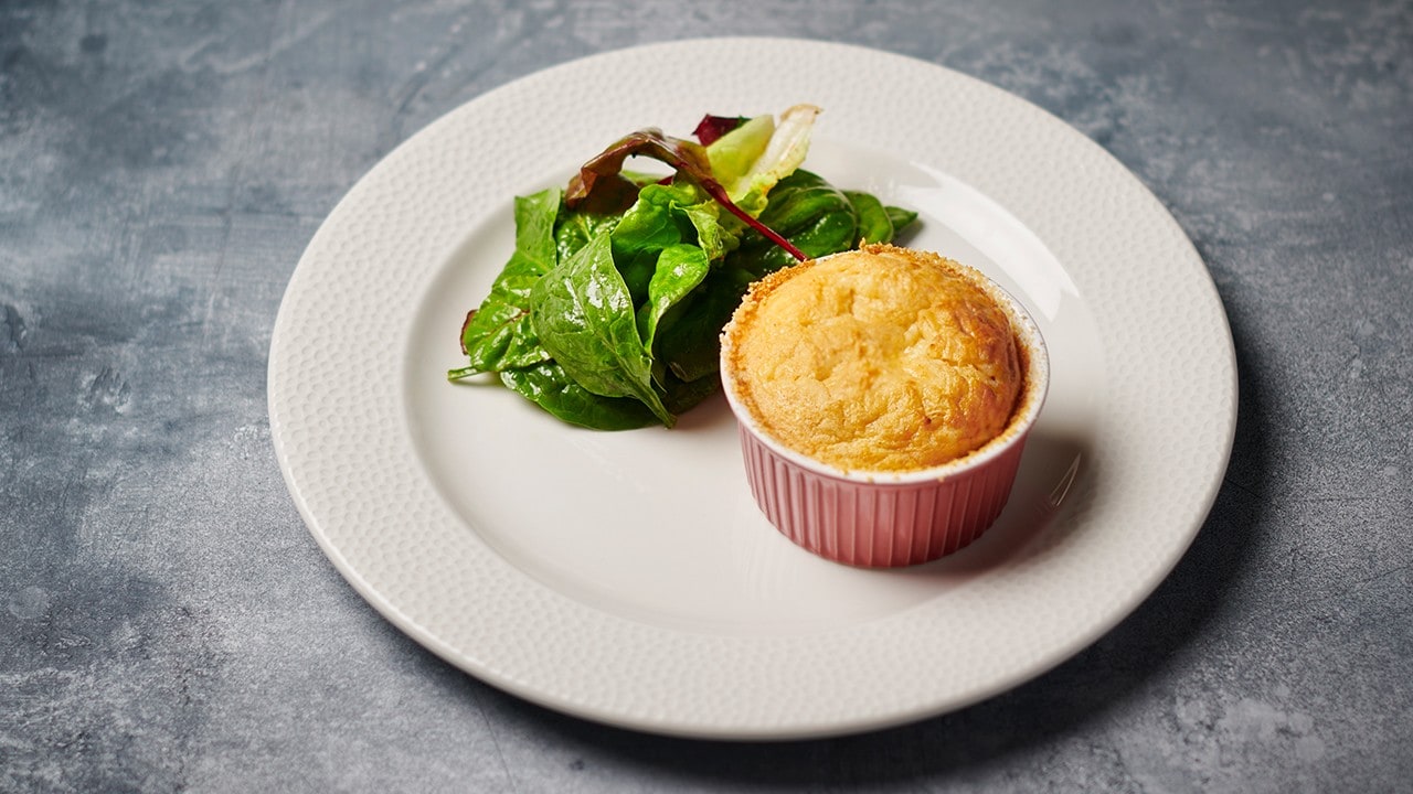 Savoury Cheddar Cheese Pudding by Preston Walker