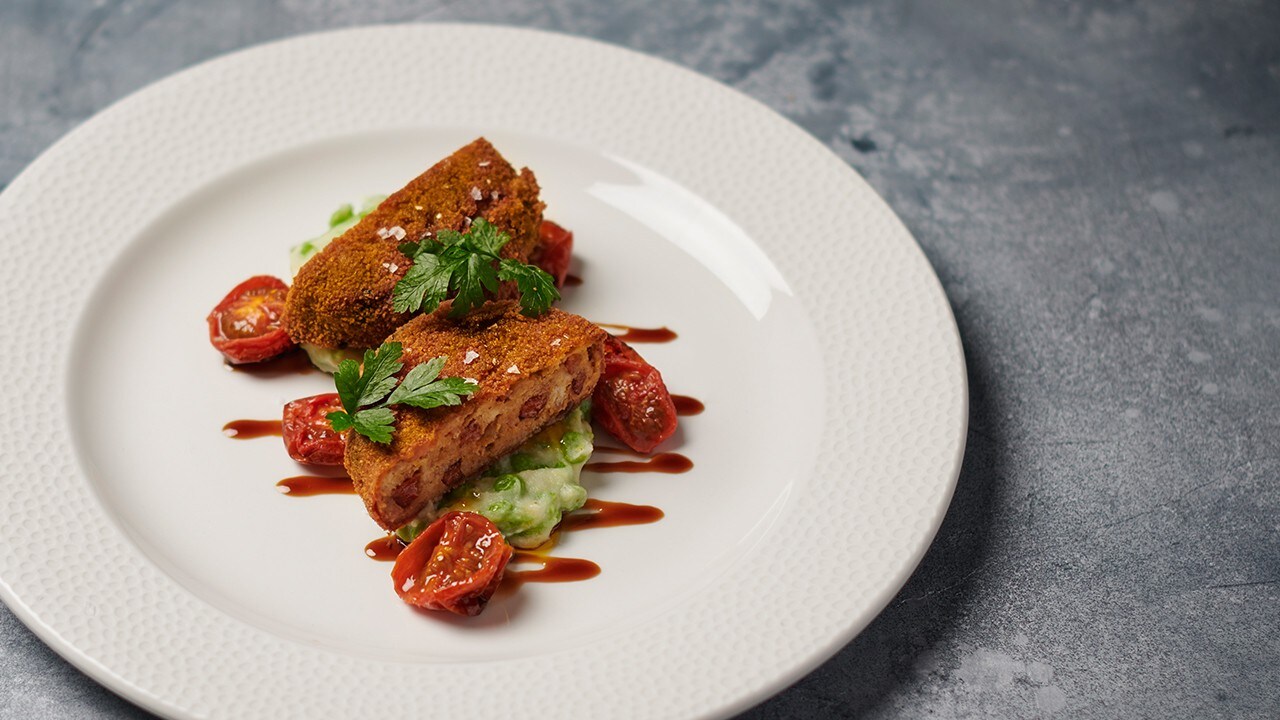 Pork and Chorizo Rissoles by Preston Walker