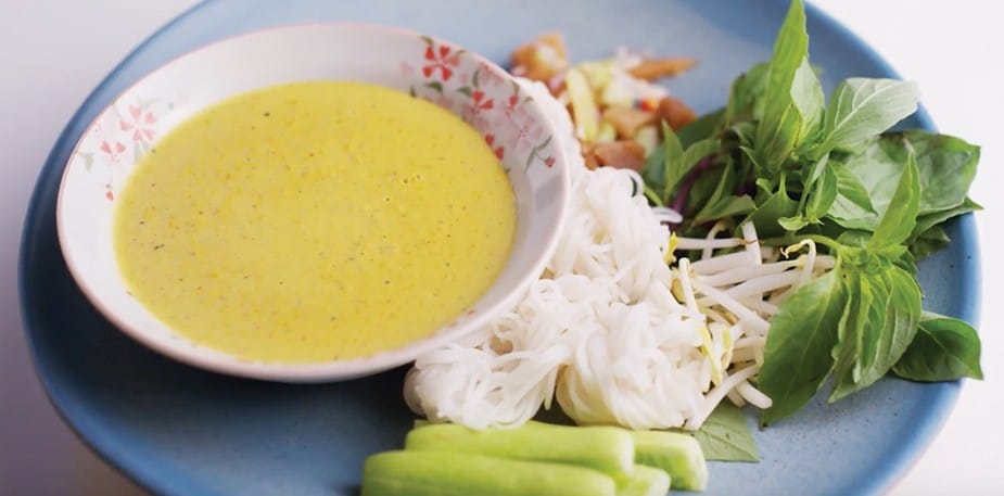 Southern Thai Curry with Barracuda and Rice Noodles
