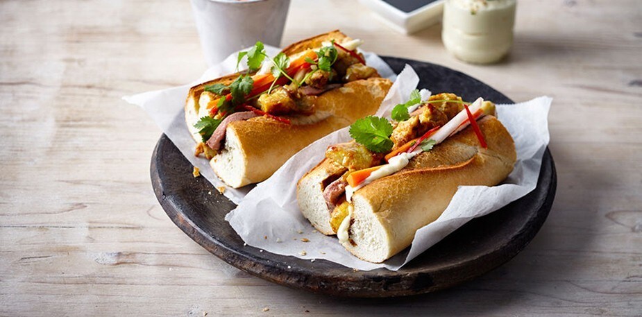 Vietnamese Banh Mi Sandwich