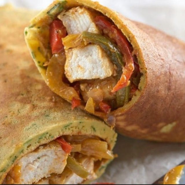 Chicken Tikka Chapati Burrito Chicken Tikka Chapati Burrito
