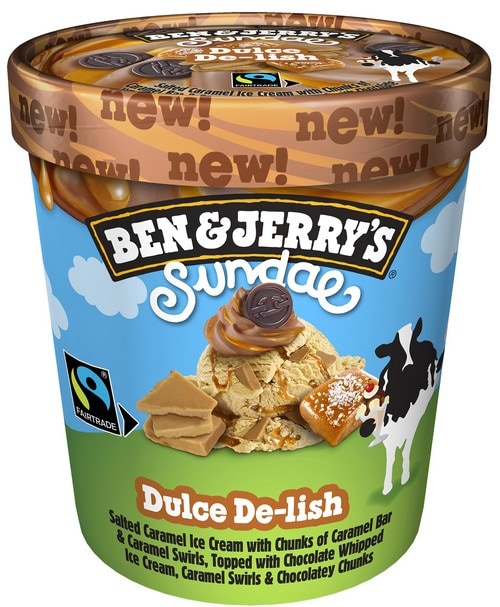 B&J Sundae Dulce De-Lish - 