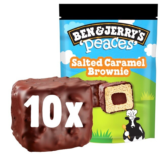 Ben& Jerry's Salted Caramel Brownie Peaces 160 ml - 