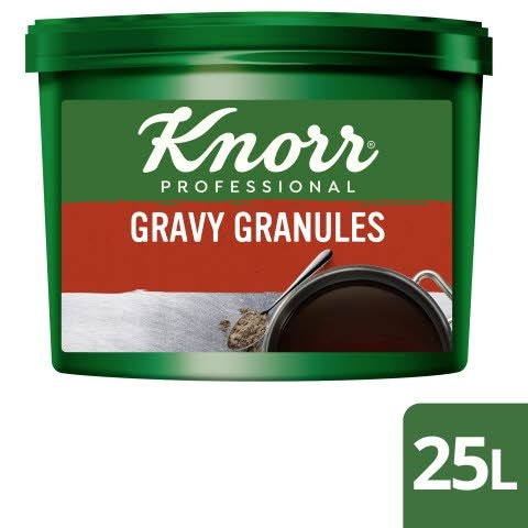 Knorr® Professional Gluten Free Gravy Granules for Meat Dishes 25L - KNORR Gravy Granules make a great gravy that is gluten-free