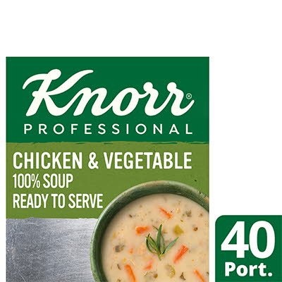 Knorr Professional 100% Soup Chicken & Veg 4x2.5kg - 