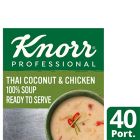 Knorr Professional 100% Soup Thai Coconut & Chicken 4 x 2.5kg Knorr Professional 100% Soup Thai Coconut & Chicken 4 x 2.5kg