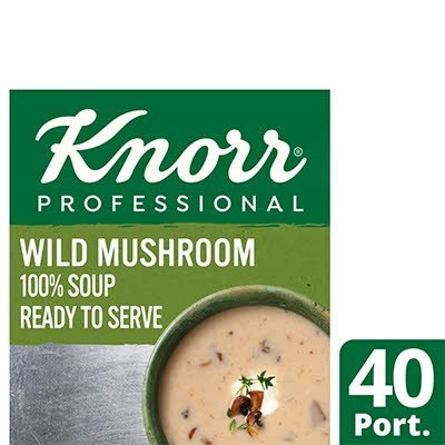 Knorr Professional 100% Soup Wild Mushroom 4x2.5kg - 