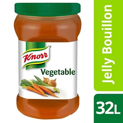 KNORR Professional Vegetable Jelly Bouillon 800g - Jelly Bouillon is the closest to scratch you can get." – Mark Sargeant, Restaurateur, Rocksalt, Folkestone