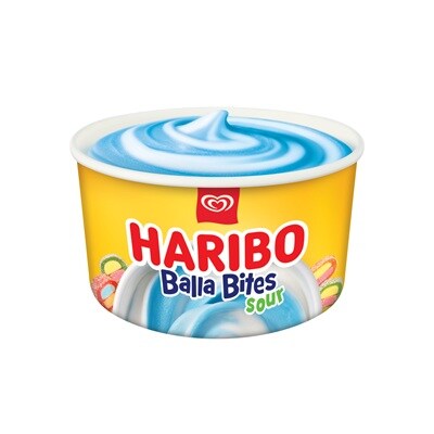 Wall's Haribo Cup Vanilla & Raspberry Swirl 100ml