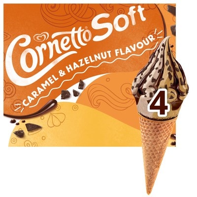 4MP Cornetto Soft Caramel & Hazelnut - 
