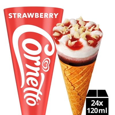 Cornetto Strawberry 120ml