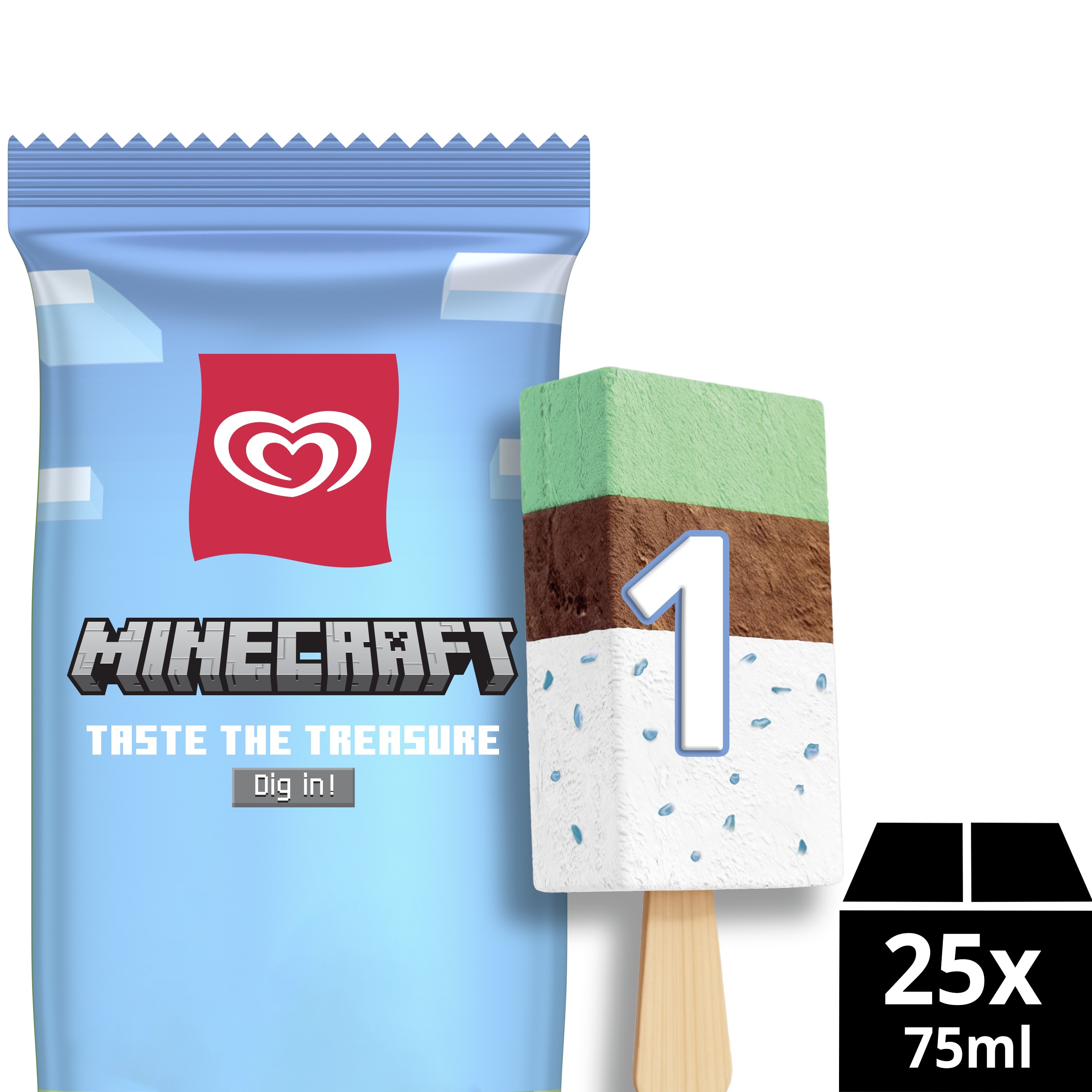 Wall's Minecraft Ice Cream 75ml - 