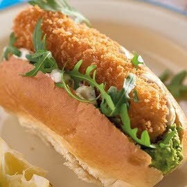 Posh fish finger sandwich with COLMAN'S tartare sauce