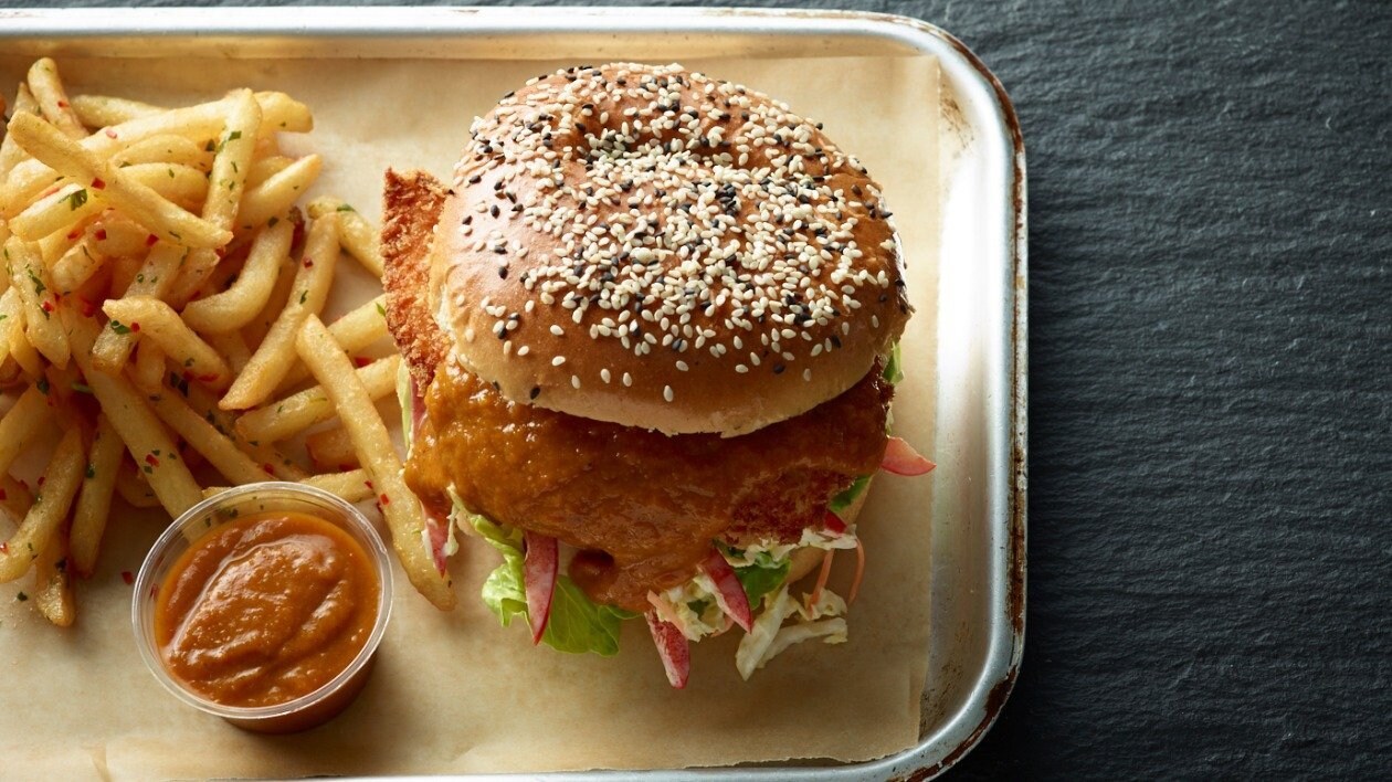 Katsu Chicken Brioche Burger – recipe Katsu Chicken Brioche Burger – recipe
