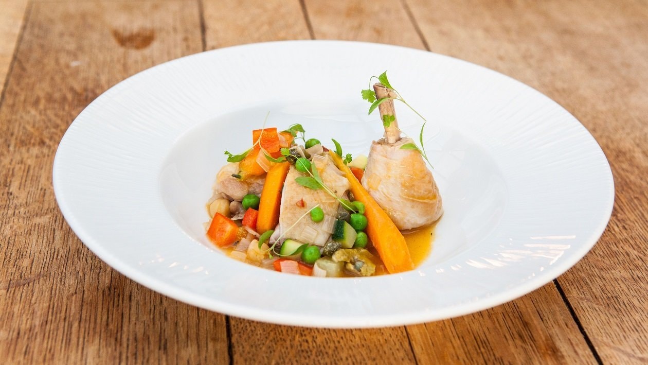 Provençal style chicken cassoulet by Larry Jayasekara – recipe
