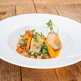 Provençal style chicken cassoulet by Larry Jayasekara Provençal style chicken cassoulet by Larry Jayasekara