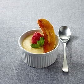 Banana Brûlée Custard Pot