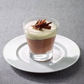 Chocolate Coffee Mousse with Irish Whiskey Cream Chocolate Coffee Mousse with Irish Whiskey Cream