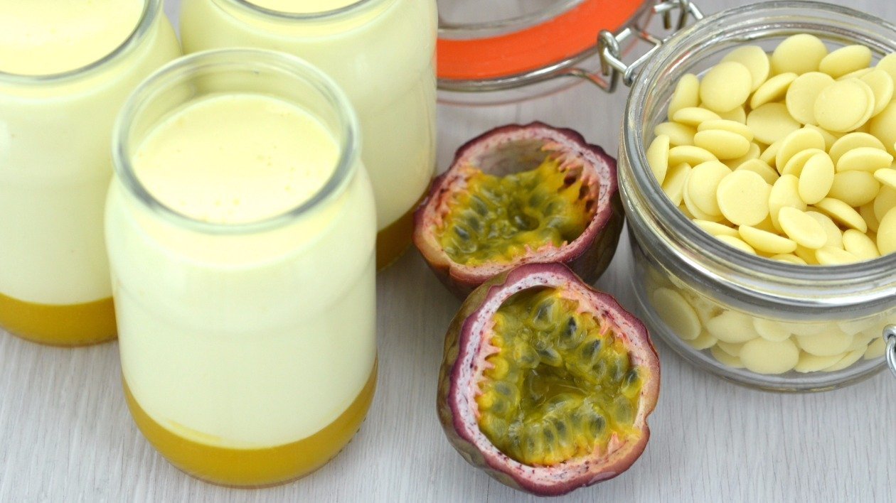Passion fruit and white chocolate posset – recipe Passion fruit and white chocolate posset – recipe