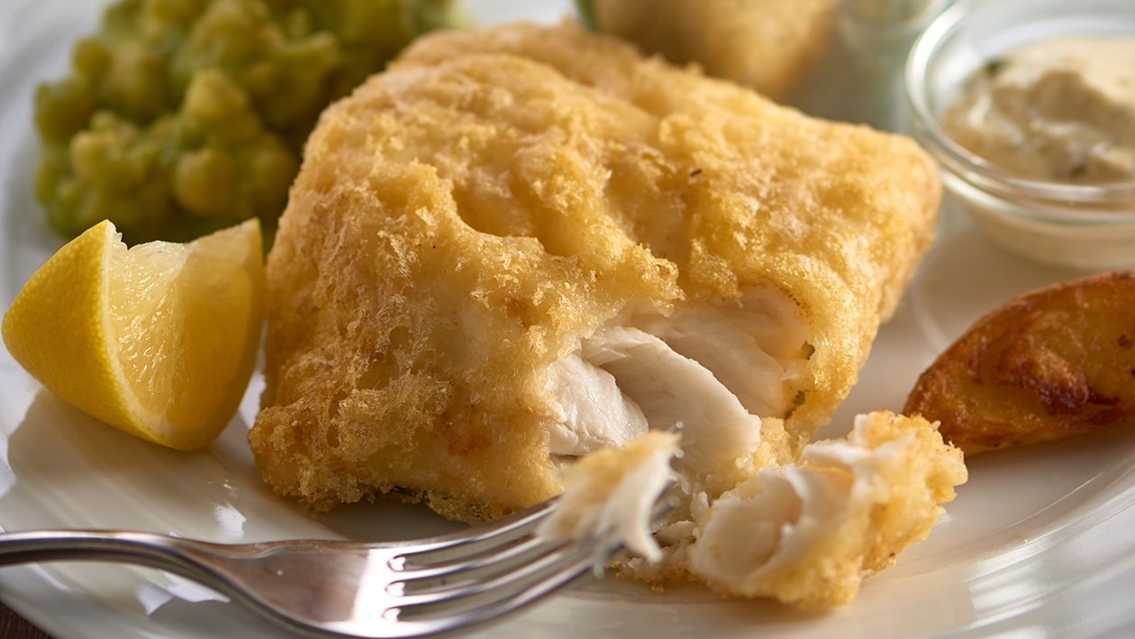 Battered Cod and Mushy Peas Recipe