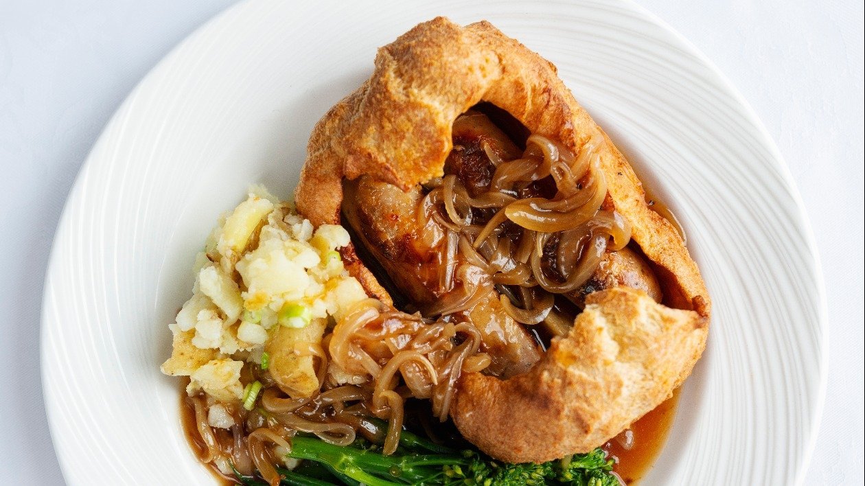 Toad in the hole with brown ale gravy – recipe