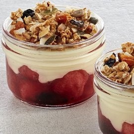 Bramble Custard with Granola Bramble Custard with Granola