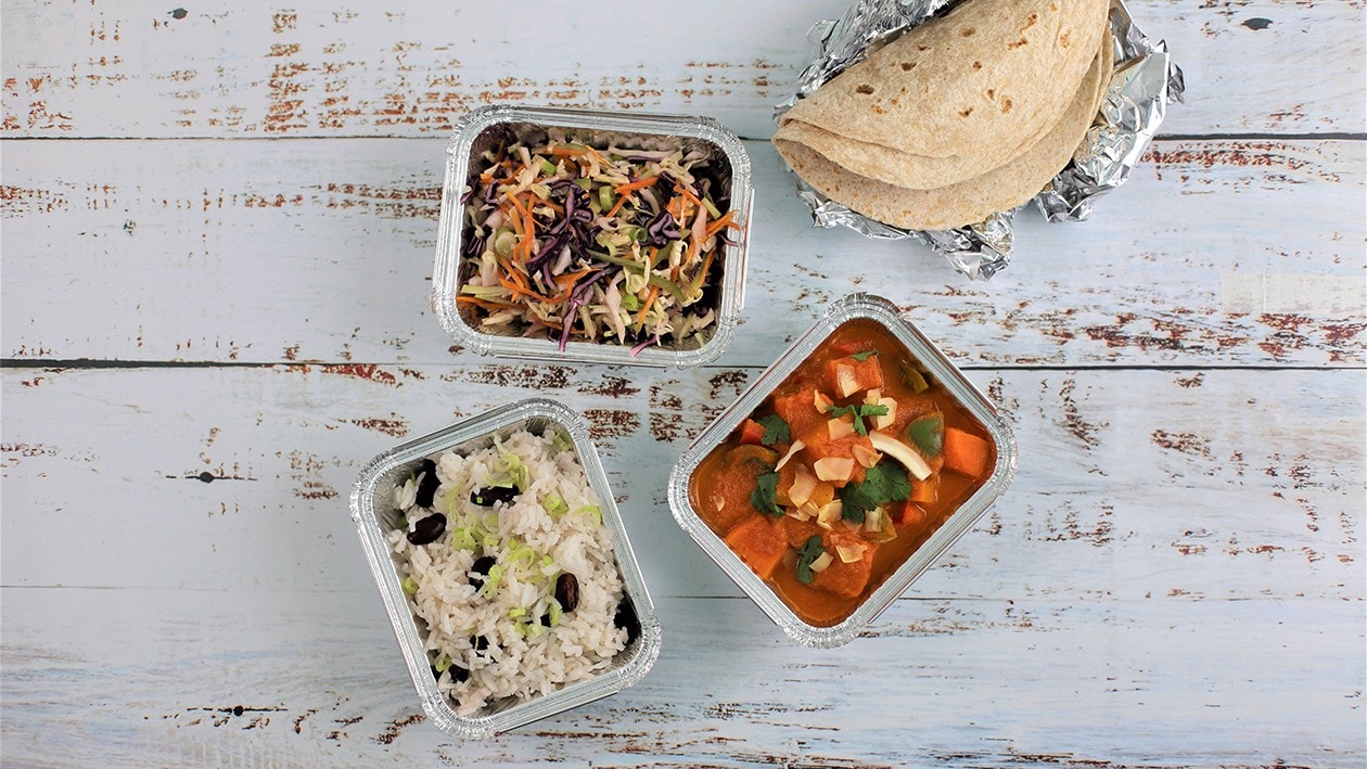 Butternut squash and sweet potato curry with rice and peas – recipe Butternut squash and sweet potato curry with rice and peas – recipe