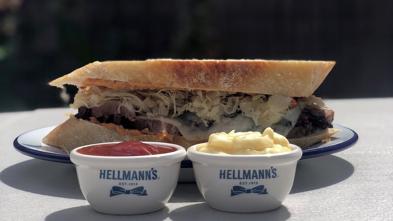 HELLMANN's Big Boys Smoked Brisket Reuben – recipe