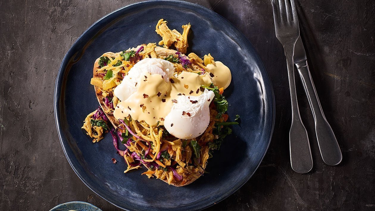 Kedgeree Jackfruit Benedict – recipe