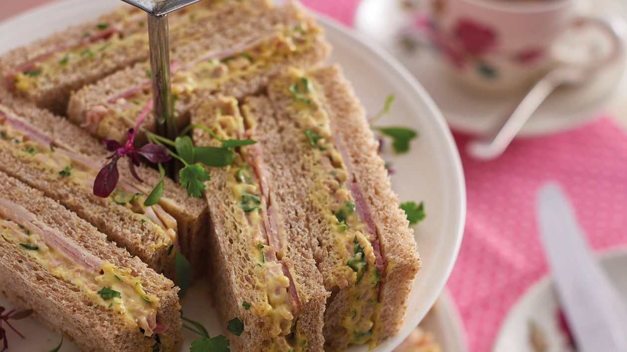 Smoked ham and COLMAN'S english mustard sandwich – recipe
