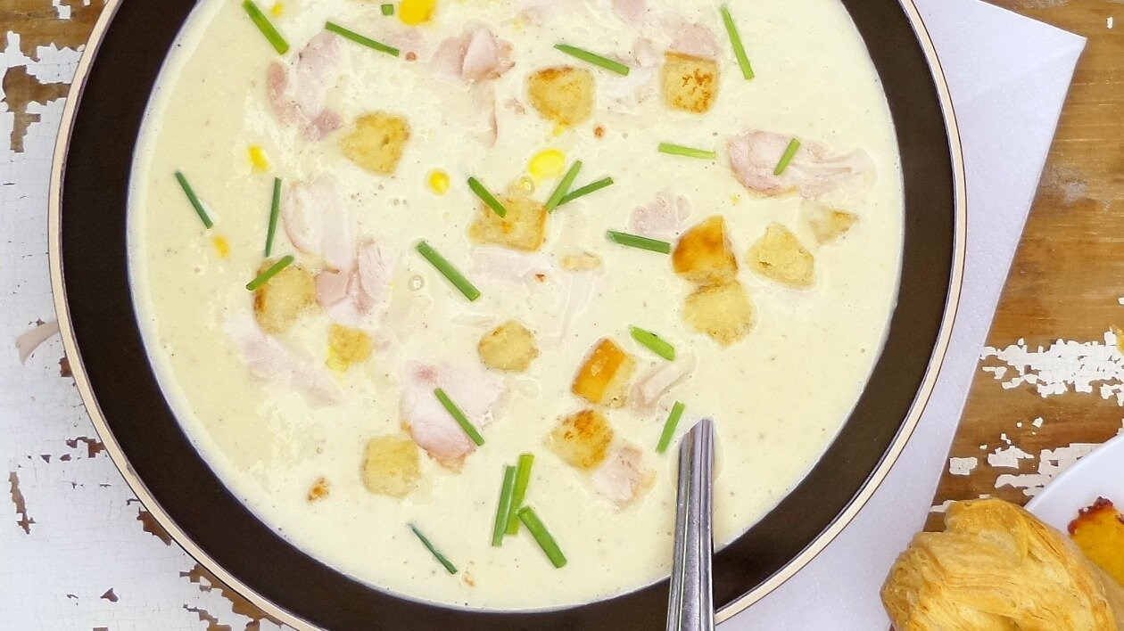 Brian Lane's Chicken and Sweetcorn Soup – recipe Brian Lane's Chicken and Sweetcorn Soup – recipe