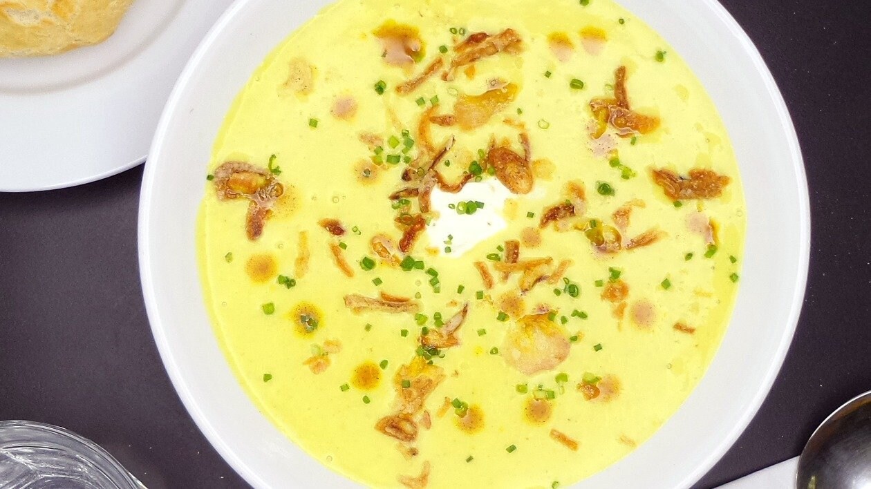 Brian Lane’s Spiced Jerusalem artichoke soup – recipe