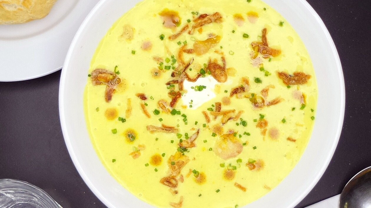 Brian Lane’s Spiced Jerusalem artichoke soup – recipe Brian Lane’s Spiced Jerusalem artichoke soup – recipe