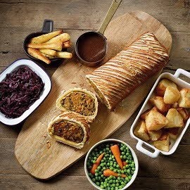 Carrot, chickpea and red pepper Wellington Carrot, chickpea and red pepper Wellington