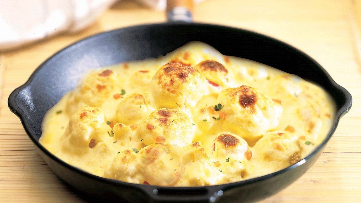 Cauliflower & broccoli cheese – recipe