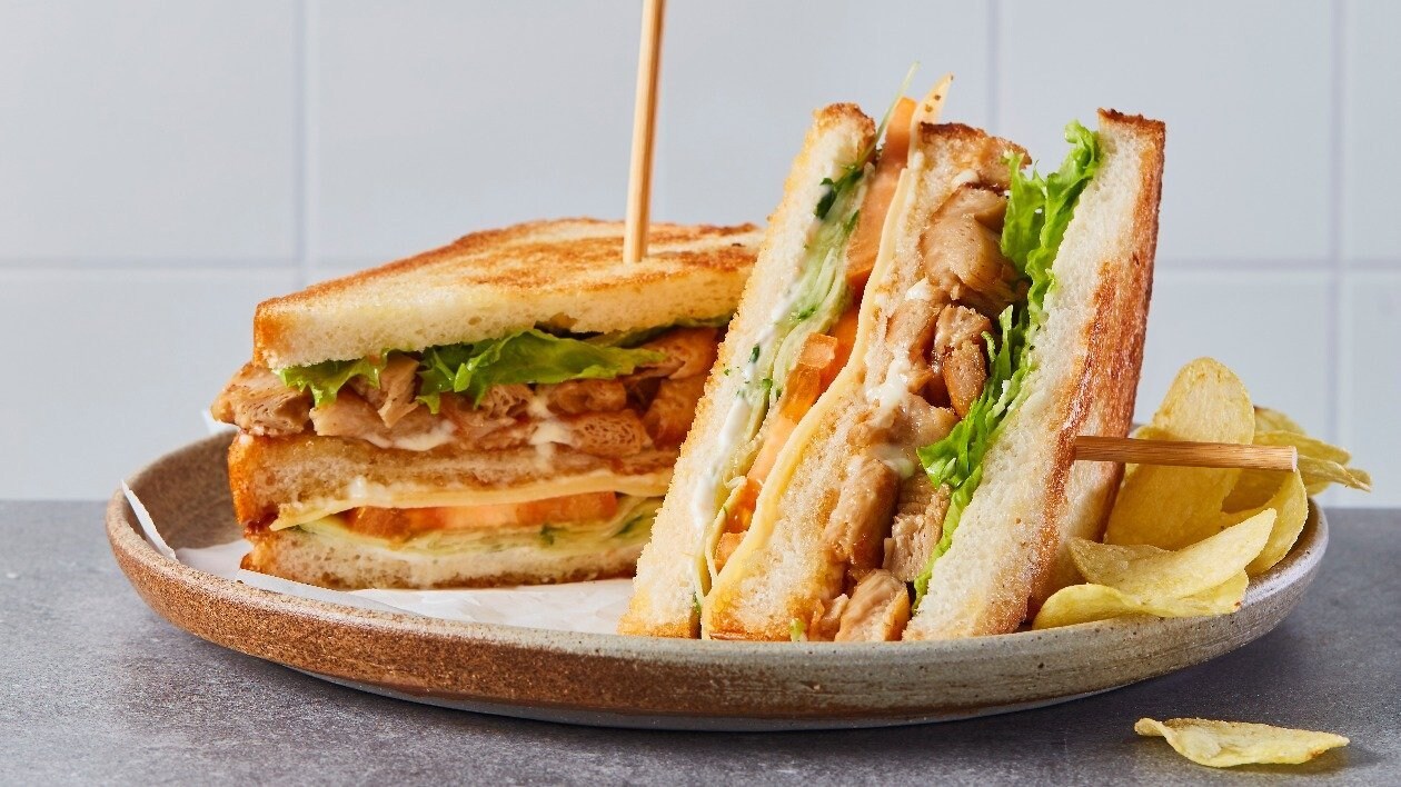 The Vegetarian Butcher Club Sandwich – recipe The Vegetarian Butcher Club Sandwich – recipe