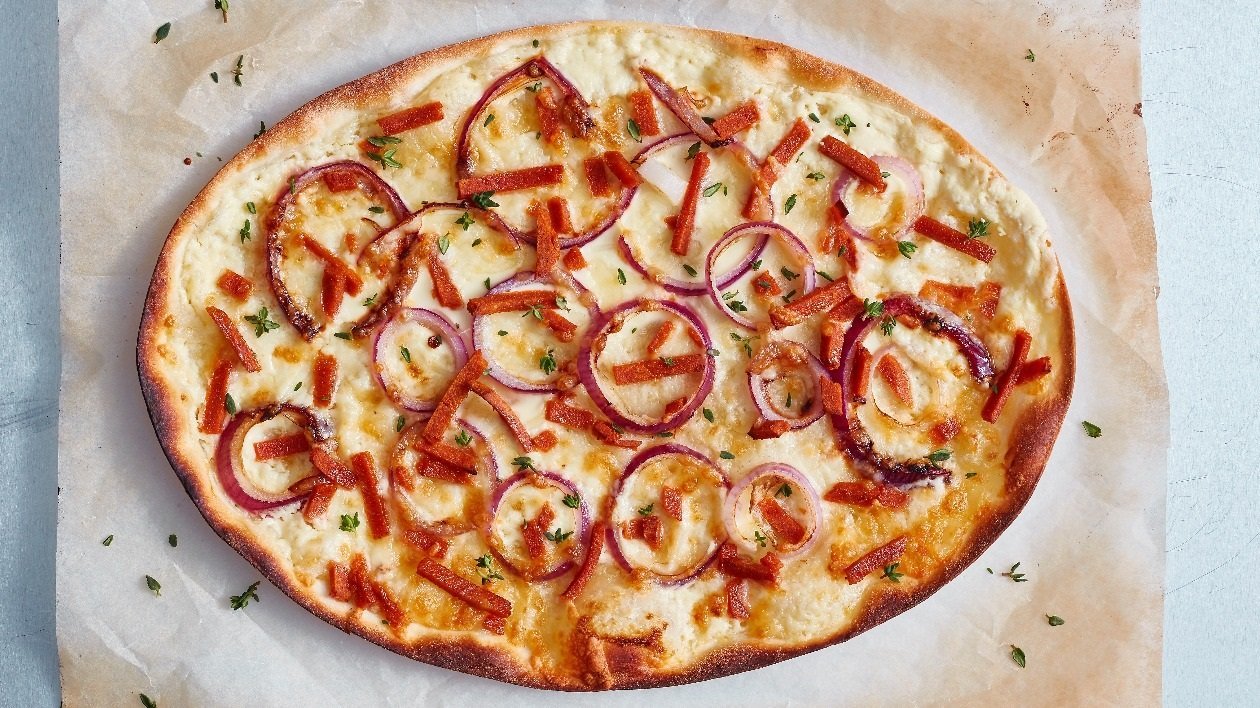 The Vegetarian Butcher NoBacon Flammkuchen – recipe The Vegetarian Butcher NoBacon Flammkuchen – recipe