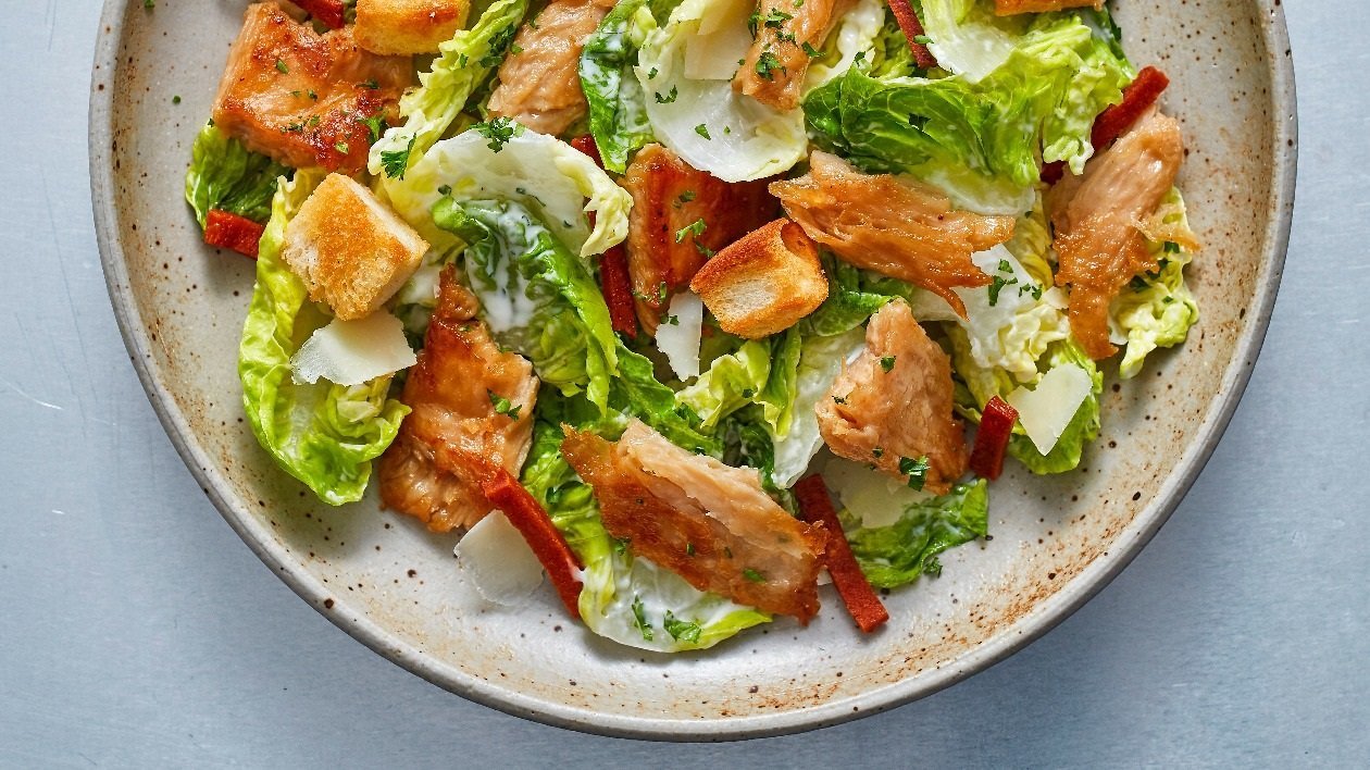 The Vegetarian Butcher NoChicken Caesar Salad – recipe