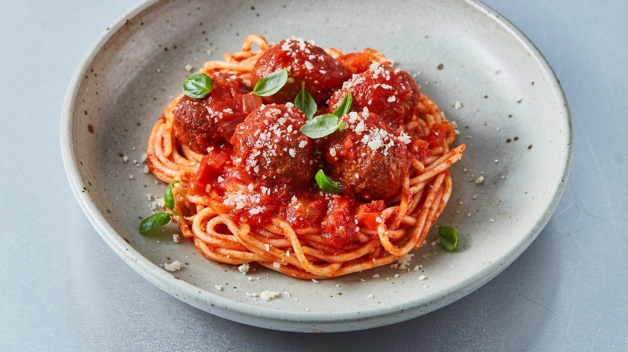 The Vegetarian Butcher Spaghetti and Meatballs – recipe