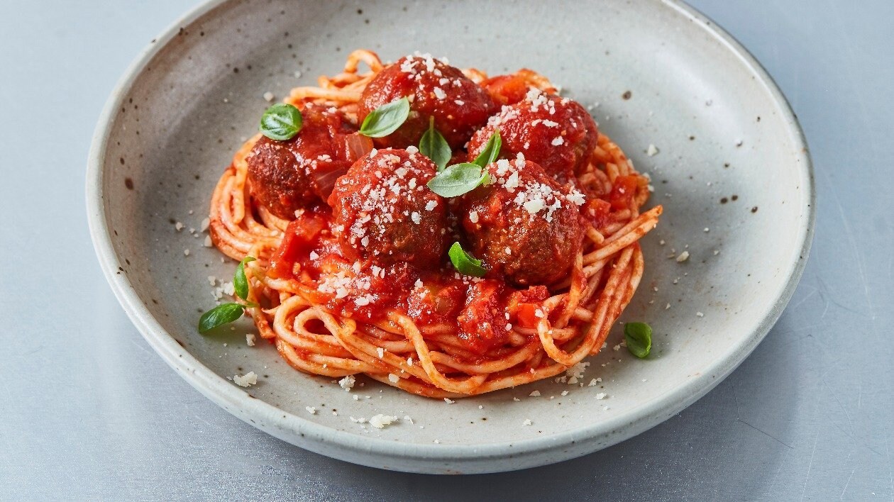 The Vegetarian Butcher Spaghetti and Meatballs – recipe The Vegetarian Butcher Spaghetti and Meatballs – recipe