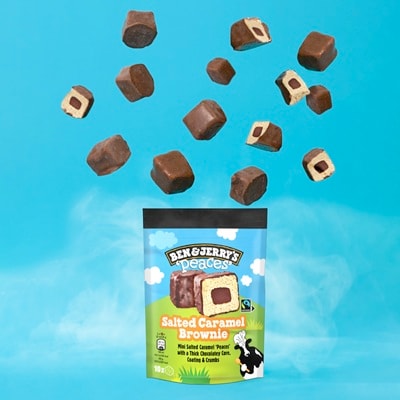 Ben& Jerry's Salted Caramel Brownie Peaces 160 ml - 