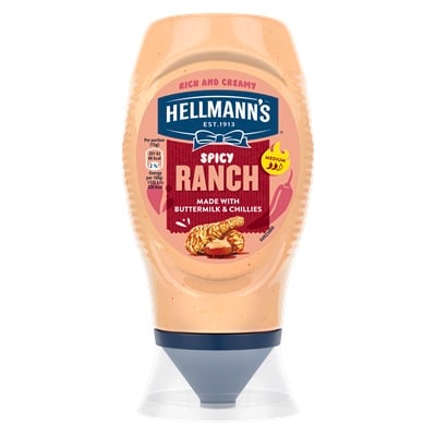 Hellmann's Spicy Ranch Mayo 245g - Spicy, Tangy and Herby