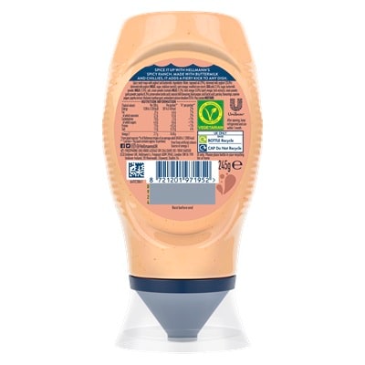 Hellmann's Spicy Ranch Mayo 245g - Spicy, Tangy and Herby