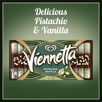 Viennetta Ice Cream Pistachio Vanilla 650 ml - 
