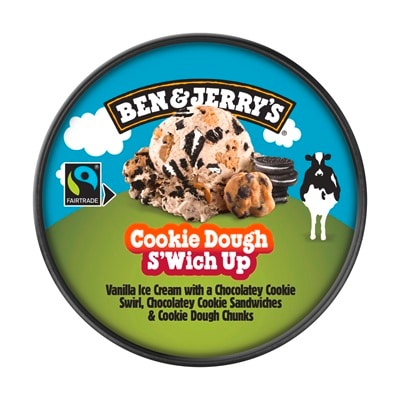 B&J Cookie Dough S'Wich Up 465ml - 