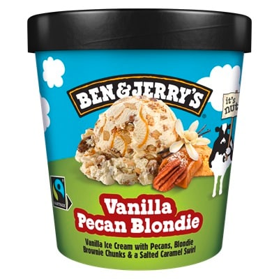 B&J Vanilla Pecan Blondie 465ml - 